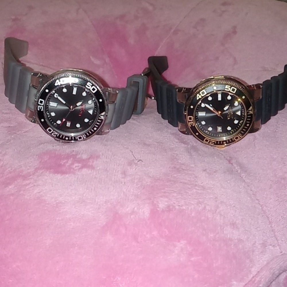 2 Invicta Grand Pro Diver watches